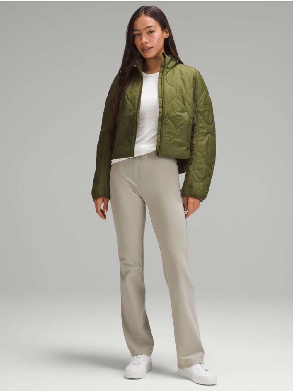 Lululemon Smooth Fit Pull On Pant Regular Size 4 Riverstone (light taupe)